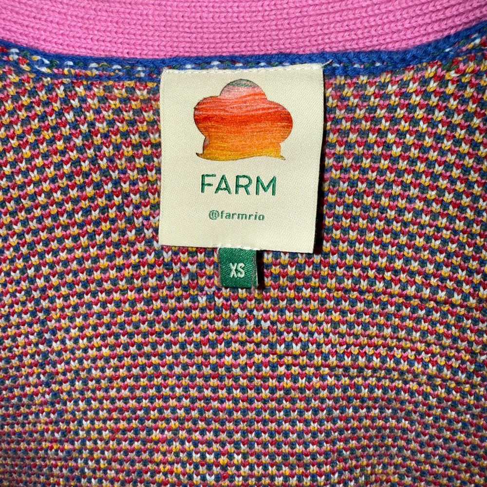 FARM Rio Mixed Prints Knit Cardigan - Picture 8 of 12